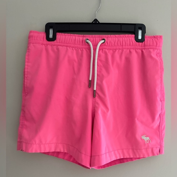 ABERCROMBIE AND FITCH WAKE BOARD SHORTS BRIGHT PINK SIZE XS - Picture 1 of 3